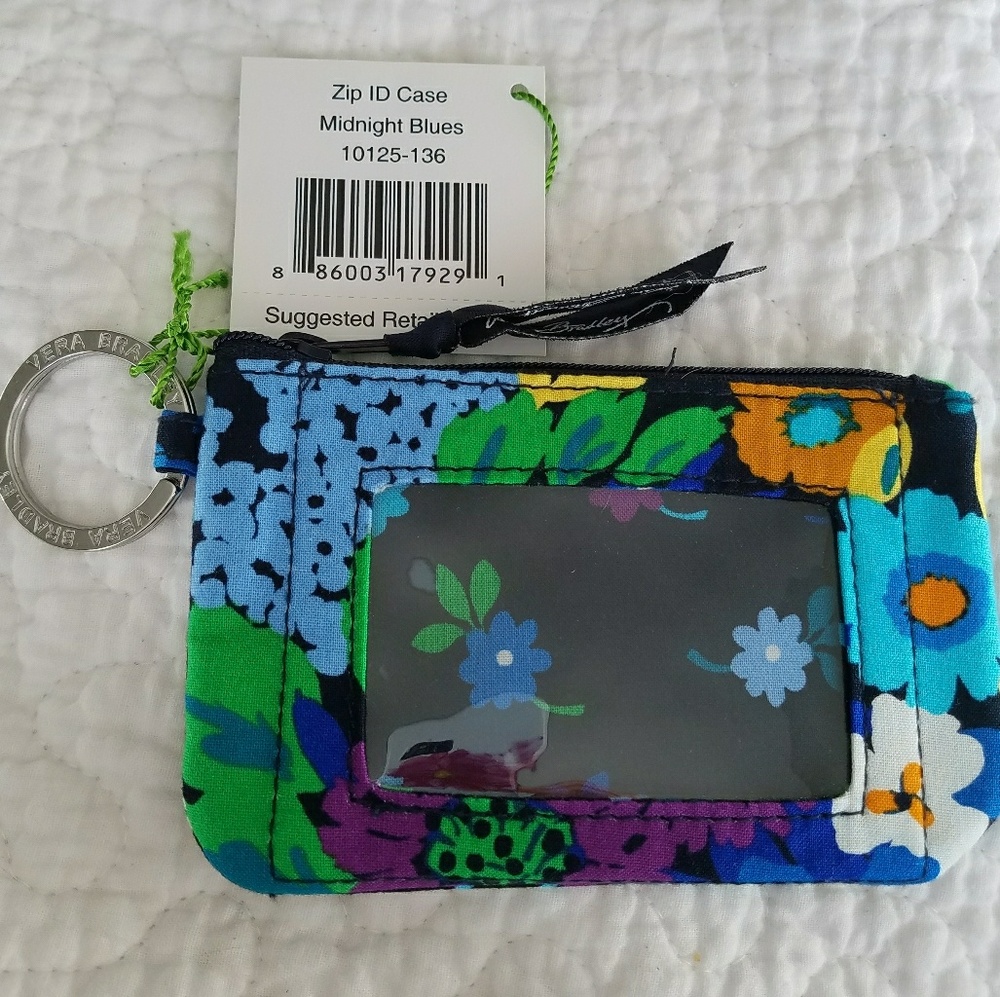 **SOLD** Zip ID Case Midnight Blues Vera Bradley